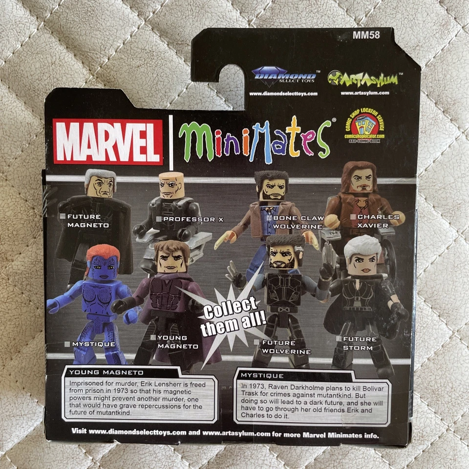 Marvel Minimates Young Magneto & Mystique Days of Future Past 系列 58 全新 — 第 2/3 张图片