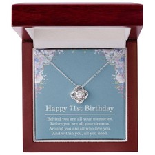 71st Birthday Gifts for Women Best Friend Gift for Her 71 Year Old Birthday Neck
