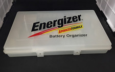 Vintage Energizer Battery Organizer w/ Removable Tray Insert