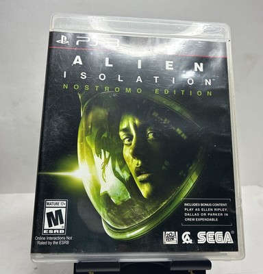 Alien Isolation Nostromo Edition (PlayStation 3 PS3) Complete CIB Tested Working