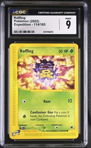 Koffing graded CGC 9 for sale on eBay