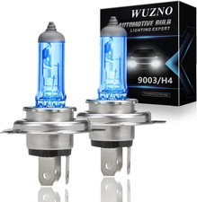 9003/H4 Halogen Headlight Bulb, White Light 12V 60/55W 64193 12342 P43T 5000K He