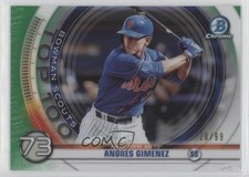 2020 Bowman Scouts Top 100 Chrome Green Refractor 20/99 Andres Gimenez 0nr3