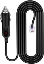 Radar Detector Power Cord, Radar Straight Power Cord, 12V Car Adapter