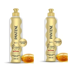 2 PACK PANTENE RIZOS DEFINIDO CREMA PEINAR LEAVE IN HAIR CURL 300 ml