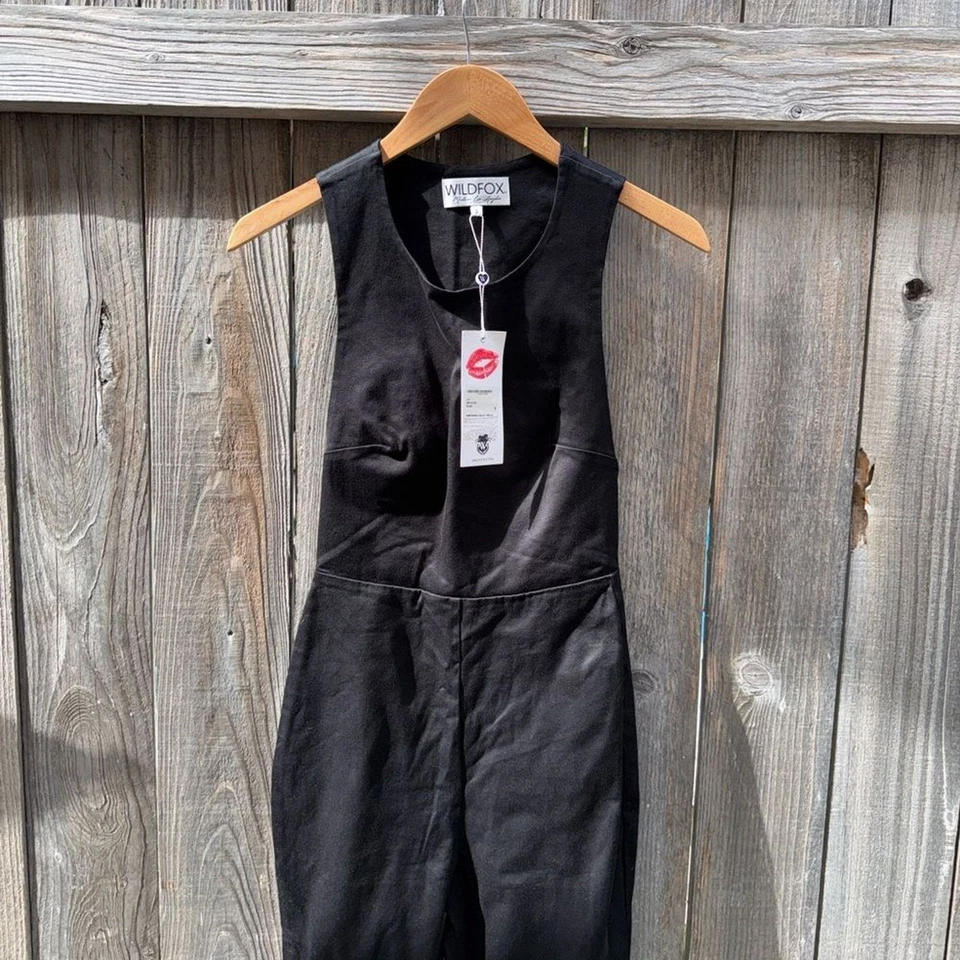 Mono negro para mujer talla pequeña WILDFOX Nikia Foto 4 de 4