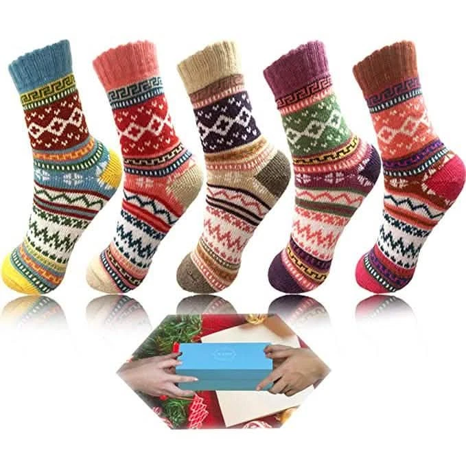 5-Pairs: Women's Winter Socks
Opens in a new window or tab