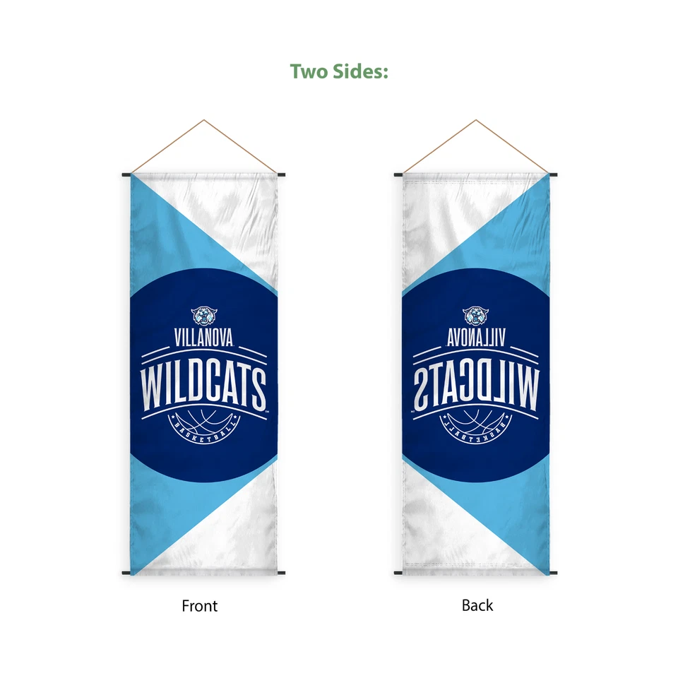 Letrero de desplazamiento Villanova University Wildcats VU - 17,5x48" Foto 2 de 4