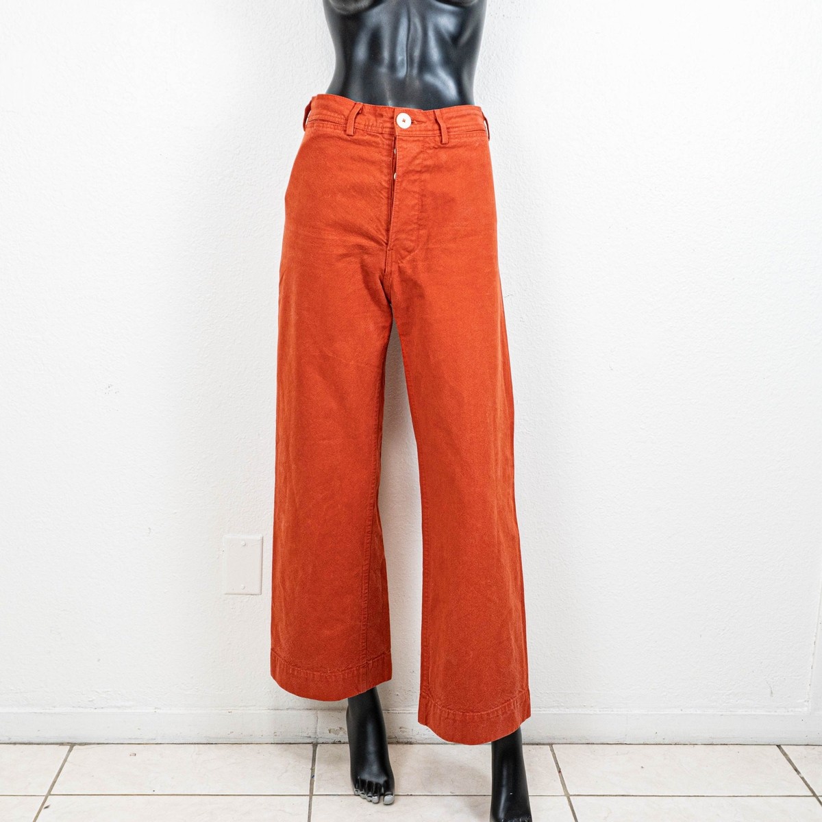 Jesse Kamm Sailor Pant Iron Oxide size small Cotton Canvas | eBay
