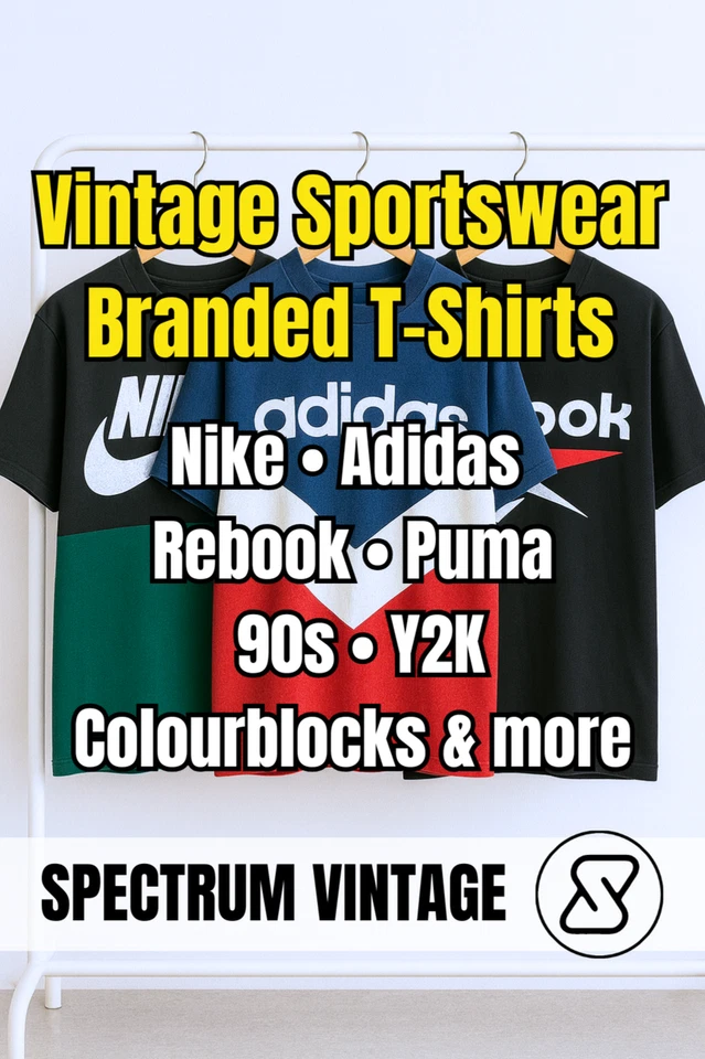 🔥 Vintage 90s 00s Sports Branded T-Shirts | Nike | Adidas | Reebok