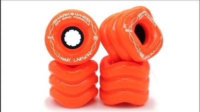 Shark Wheel 60mm 90a Skateboard Orange Team Rider Signature Off-Grid Jimmy
