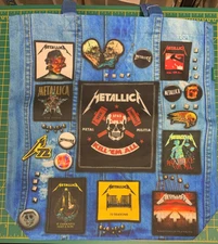 METALLICA ROCKSAX PRINTED TOTE  BAG OFFICIALLY LICENSED ITEM