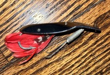 PFLUEGER VINTAGE CHUM # 4 MADE IN USA WEEDLESS FISHING SPOON LURE BAIT