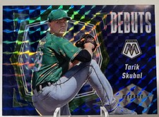 2021 Panini Mosaic - Debuts Tarik Skubal #PD12 Green Mosaic Prizm (RC)