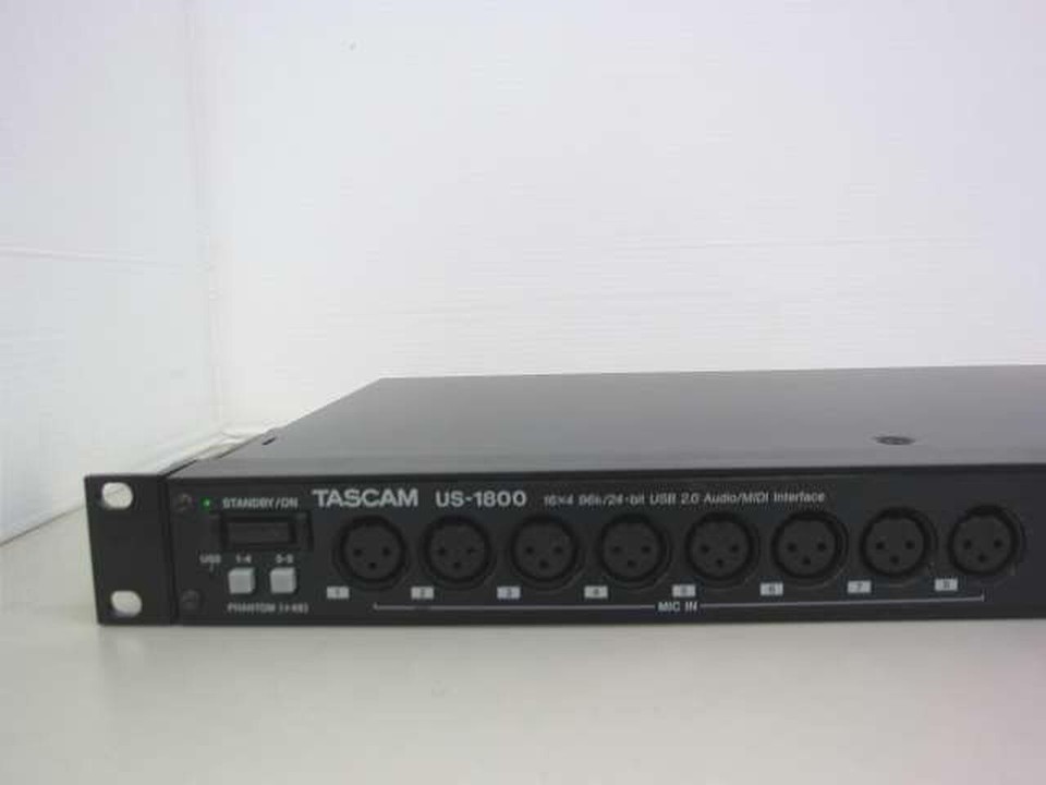 Tascam US1800 Analog Recording Interface Confirmed Eenergized only