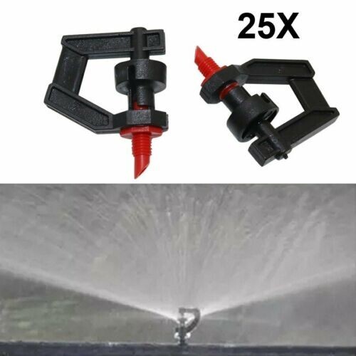 25Pcs Nozzle Sprinkler Mini Yard G-Type Automatic Garden Irrigation-Rotary - Picture 4 of 6