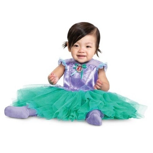 Baby Disney Princess Ariel the Mermaid Tutu Halloween Costume 6-12M Target - Picture 1 of 2