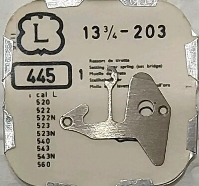 Landeron Cal 203-520-522-523-540-543-560 Part 445 Setting Lever Spring