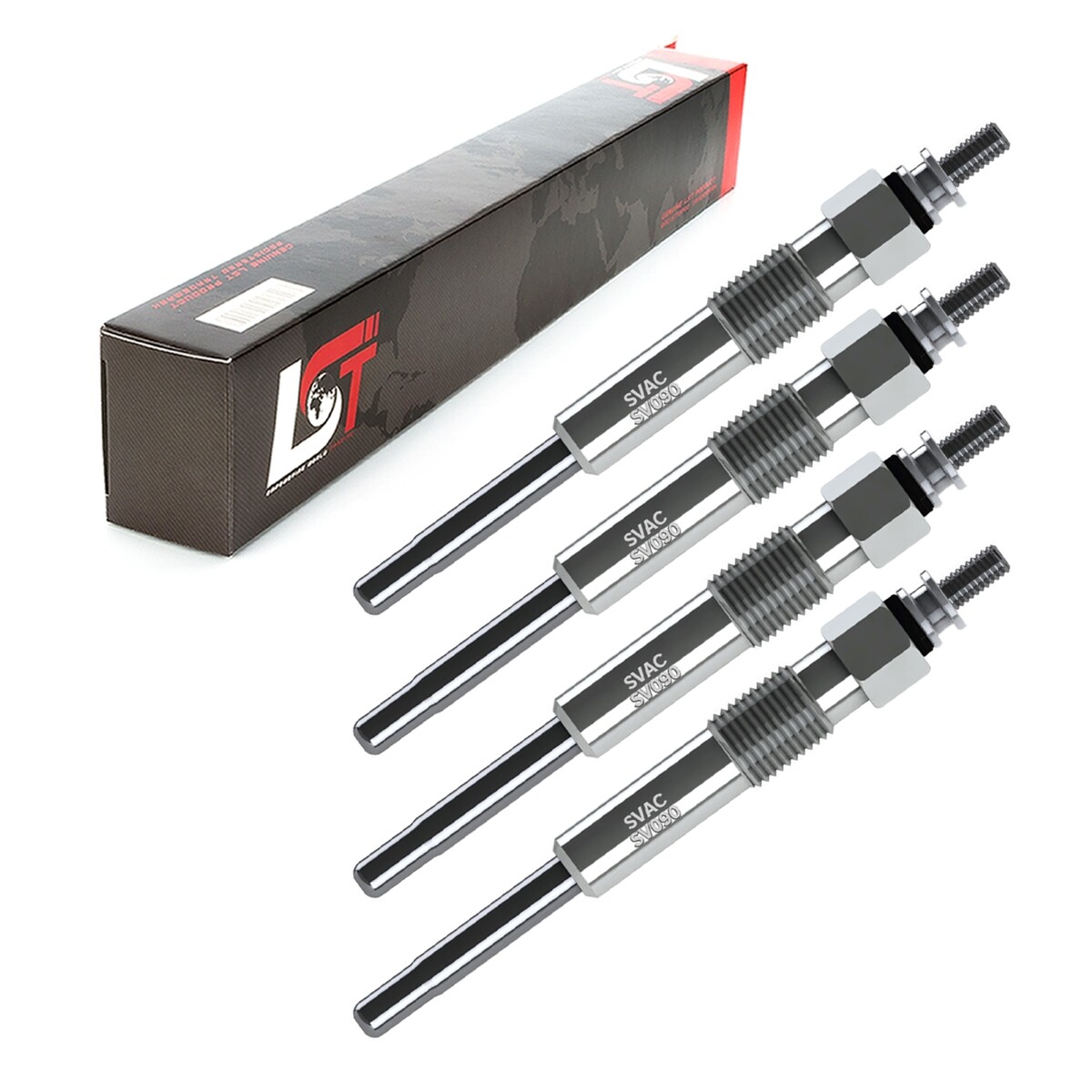 4X Glow Plugs 11 Volt For FIAT SCUDO COMBINATO KASTEN 220 1.9D