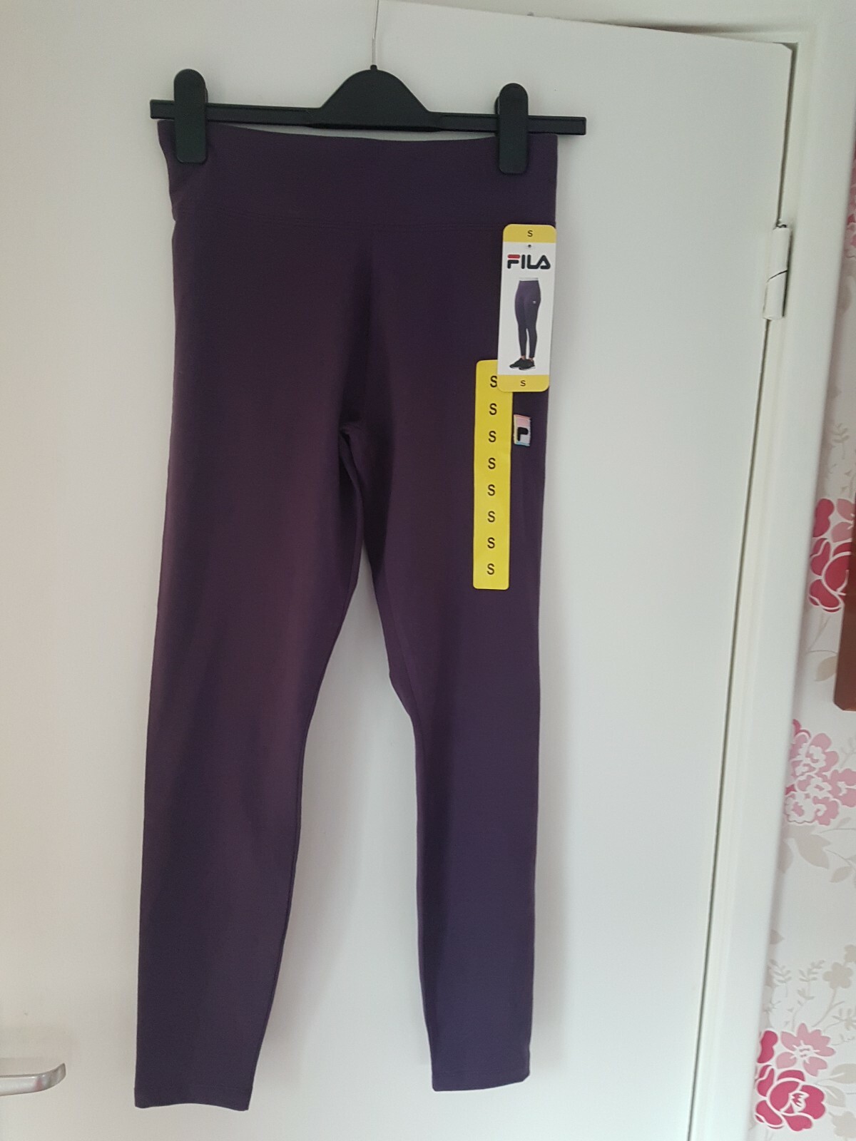 Leggings Donna Fila Taglia S Gotico Uva N. 138311 NUOVI CON ETICHETTE