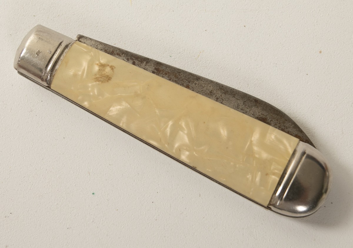 Advertising Pocket Knife (B1C-22) Silver Jubilee (JSF6)1952-1977