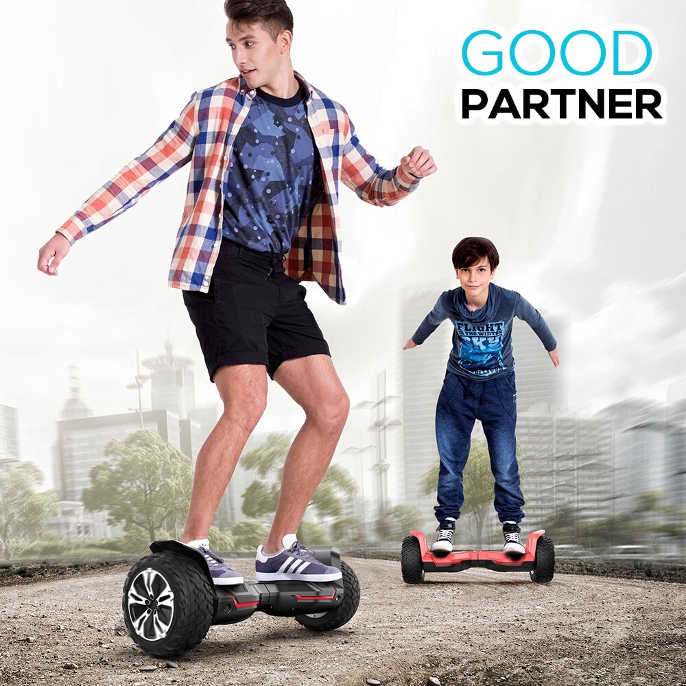 90%NEW Gyroor Warrior All Terrain Off Road Balance board w/Bluetooth Speakers