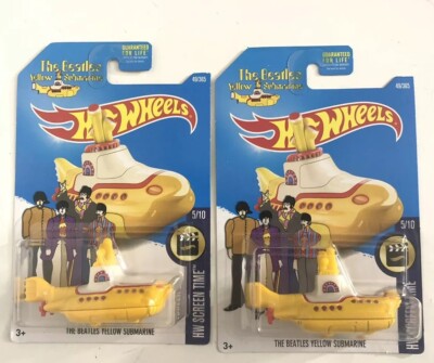 ホットウィール The Beatles YellowSubmarine5種セット Hot Wheels The Beatles Yellow Submarine 50th Anniversary