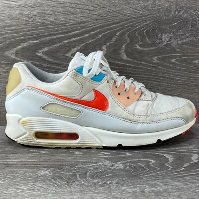 Nike Air Max 90 'The Future is in the Air' Mens Size White Orange  DD8496-161