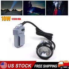 Led Mining Lamp Safety Headlight Coon Hunting Light Rechargeable Mining  LighTa