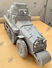 WW2 FRENCH HALF-TRACK SCHNEIDER AMC P16, 3D PRINTED, MANY SCALES AVAILABLE