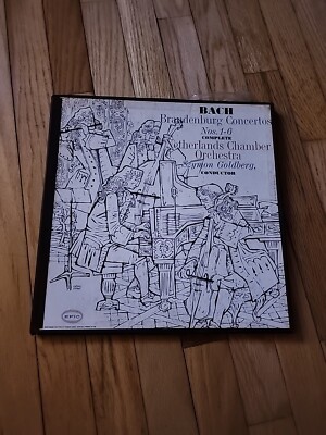 Bach Brandenburg Concertos 1-6 2 LP Box N.C.O. Goldberg 