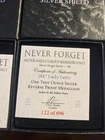 2021 1OZ Never Forget Series - 4 Proof Silver Shield "IN-HAND" 9/11 Truth Rounds