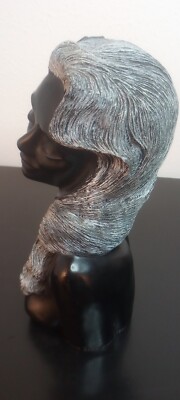 Melia Sculpture By Frank Schirman 1969 Made In Hawaii Exotic Black