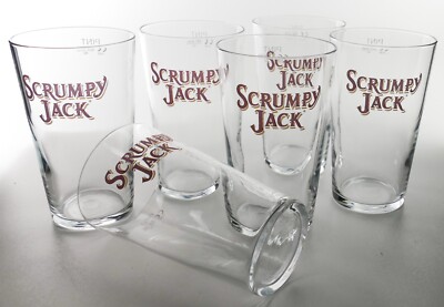 6 x Scrumpy Jack Cider Pint Glas Pub Club Gläser Bar Biergarten Branding 6007