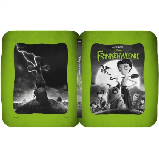NEW Disneys Frankenweenie SteelBook Blu-ray UK Zavvi Exclusive 2012 -ShipNextDay Foto 4 de 4