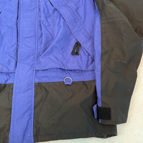 Vintage Marmot Gore-Tex Lined Ski Parka Jacket Blue Black Men’s Size Medium USA - Picture 3 of 10