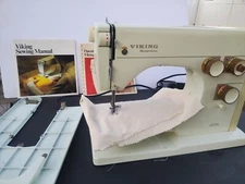 Husqvarna Viking 5000 Sewing machine Case Foot Pedal Extension Table And Manuals