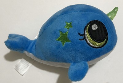 fiesta dolphin whale fish plush unicorn big eyes blue 8 stars narwhal stuffed ebay