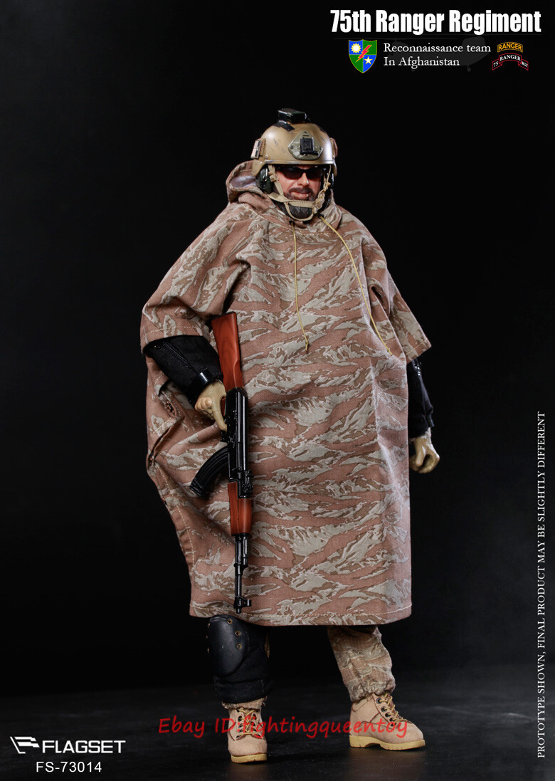 FLAGSET 73014 1/6 75th Ranger Regiment Reconnaissance Team In