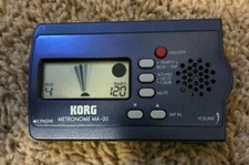 Korg MA30 Combo Tuner and Metronome metallic blue portable ma 30