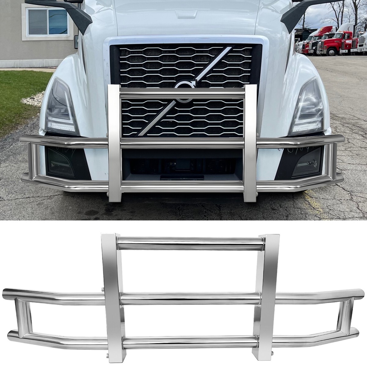 Heavy Duty Deer Guard Truck Bumper For Volvo VN/VNL 2018-2024 2025