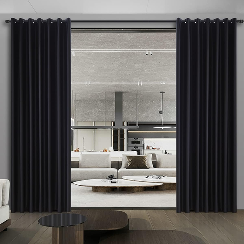 Blackout Room Divider Curtain for Bedroom Privacy Protection Thermal Insulated E - 第 12/12 張圖片