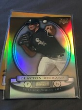 CLAYTON RICHARD 2008 Bowman Sterling Gold Refractors ROOKIE #36/50 MADE! CHN1!