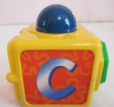 Fisher Price-Stacking Action Blocks-4 Sides of Play-Block C-Vintage-As Shown