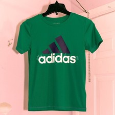 GREEN , GRAY , WHITE   adidas Youth Performance tee set