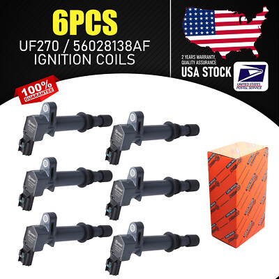 High Performance Ignition Coils For 00-08 Dodge Durango UF270 56028138AF (6Pcs)