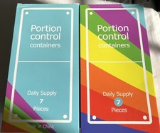 NIB Portion Control Food Containers Set of 7