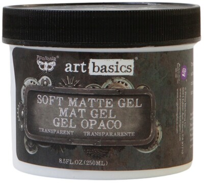 Finnabair Art Basics Soft Matte Gel 8.5oz Transparent