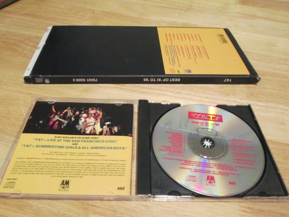 Y&T - Best Of '81 To '85 Rare Longbox Hard To Find Foto 4 de 4