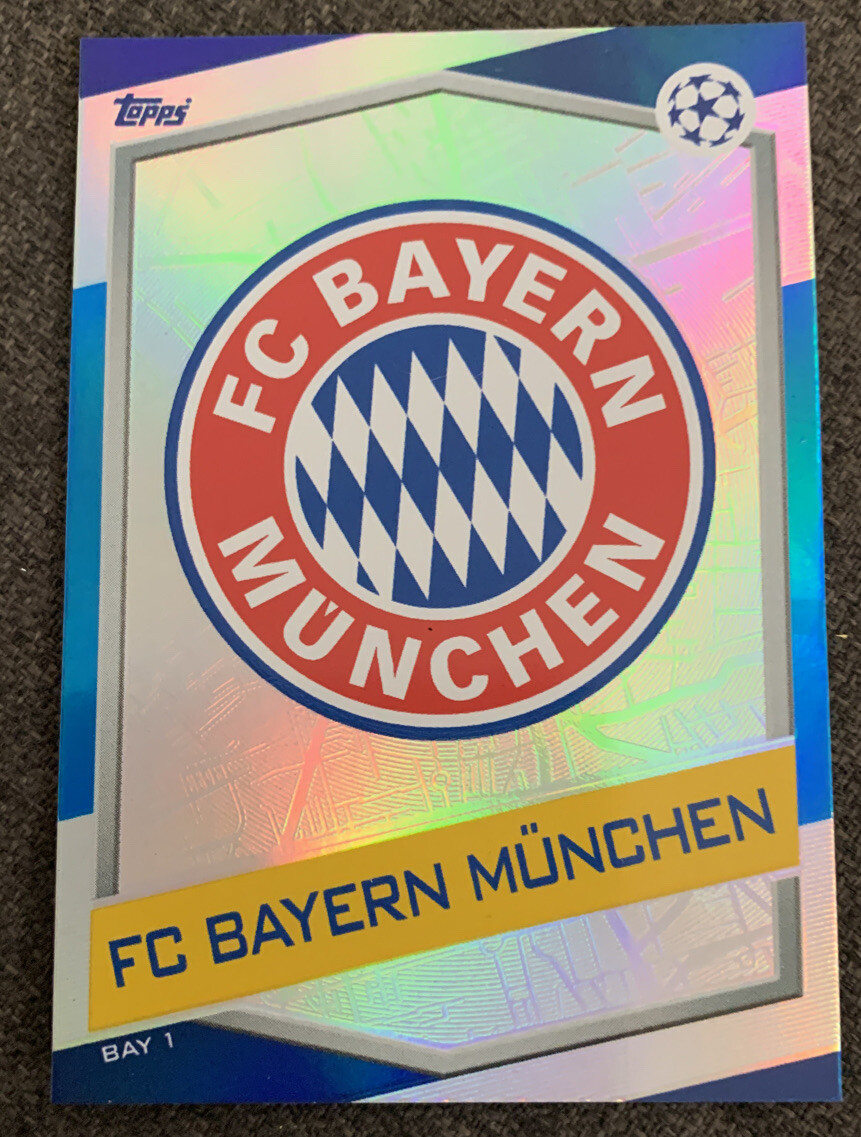 Bayern Munich Match Attax 17/18 Champions League Team Badge Trade Card #bay1